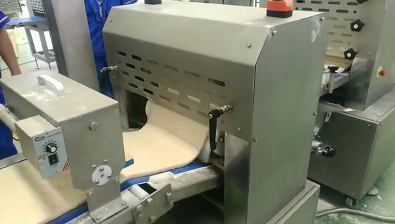 購入 フル オートマチックの凍らせていたピザ生産ライン正方形の定形ピザのための100 - 270mmの直径 オンライン製造