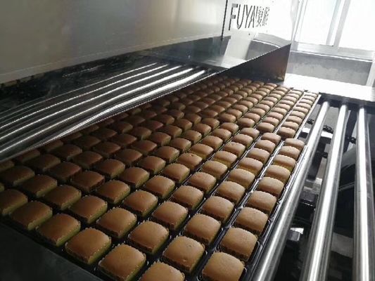 購入 シフォン ケーキのprodcutionのための400kg /hr容量の耐久のケーキの通気のミキサー システム オンライン製造